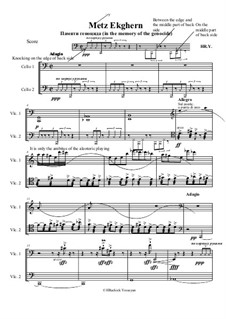 Памяти геноцида, Op.3: Памяти геноцида by Рачья Есаян