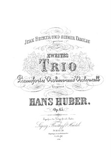 Фортепианное трио No.2, Op.65: Часть I by Ханс Хубер
