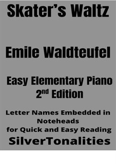The Skaters Waltz: For elementary piano 2nd Edition by Эмиль Вальдтойфель