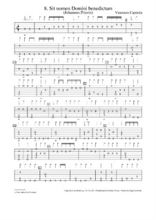 Sit nomen Domini benedictum: Sit nomen Domini benedictum by Vincenzo Capirola