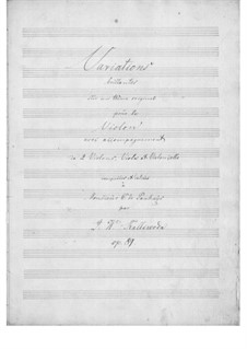 Блестящие вариации для скрипки и струнного квартета, Op.89: Блестящие вариации для скрипки и струнного квартета by Ян Калливода