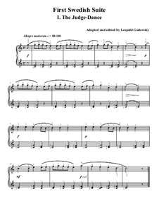 Шведская сюита No.1: Для фортепиано by folklore