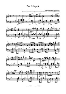 Нотный сборник для урока классического танца: Pas échappé (Allegro) by Людвиг ван Бетховен