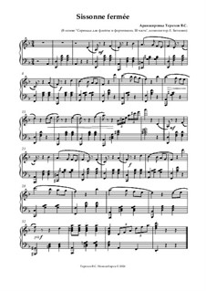 Нотный сборник для урока классического танца: Sissonne fermée (Allegro) by Людвиг ван Бетховен