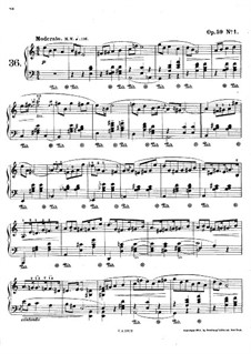 Мазурки, Op.59: No.1 ля минор by Фредерик Шопен