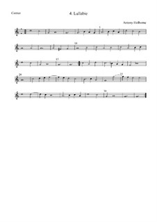 Lullabie: Cantus by Anthony Holborne