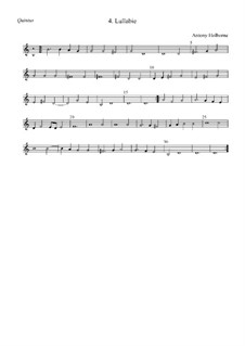 Lullabie: Quintus by Anthony Holborne