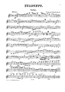 Фортепианный квартет ми-бемоль мажор, Op.30: Фортепианный квартет ми-бемоль мажор by Фердинанд Тьерио