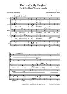 The Lord Is My Shepherd: Для мужского хора by Томас Кошат