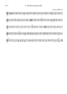 The New-yeeres Gift: Тенор by Anthony Holborne