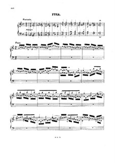 Фуга ля минор, BWV 944: Для фортепиано by Иоганн Себастьян Бах