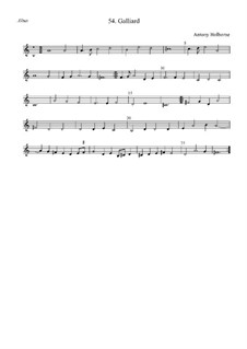 Гальярда ре минор: Altus by Anthony Holborne