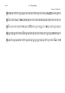 Paradizo: Тенор by Anthony Holborne