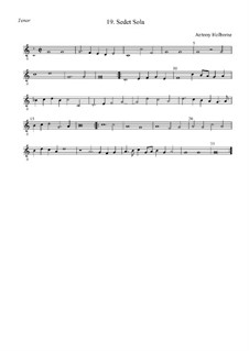 Sedet Sola: Тенор by Anthony Holborne