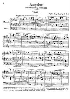 Angelus, for Organ, Op.27 No.5: Angelus, for Organ by Зигфрид Карг-Элерт