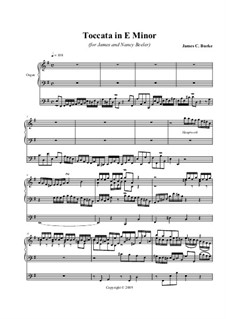 Токката ми минор: Токката ми минор by Джеймс Бёрк