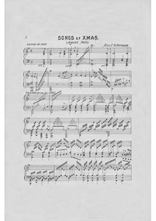 Songs of Xmas for Piano: Songs of Xmas for Piano by Элис Эллен Шарбонне