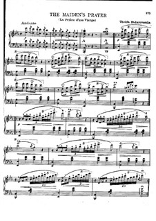 Молитва девы: Для фортепиано by Тэкля Бондажевска-Барановска