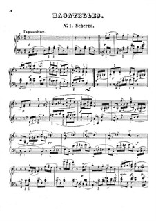 Багатели, Op.107: Сборник by Иоганн Непомук Гуммель