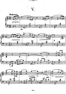 Двенадцать пьес для фортепиано, Op.26: Пьеса No.5 by Теодор Кирхнер