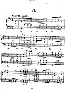 Двенадцать пьес для фортепиано, Op.26: Пьеса No.6 by Теодор Кирхнер