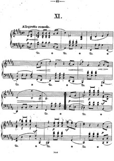 Двенадцать пьес для фортепиано, Op.26: Пьеса No.11 by Теодор Кирхнер