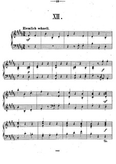 Двенадцать пьес для фортепиано, Op.26: Пьеса No.12 by Теодор Кирхнер
