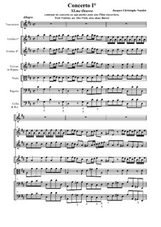 Концерт для флейты с оркестром No.1 ре мажор, Op.11: Концерт для флейты с оркестром No.1 ре мажор by Жак-Кристоф Нодо