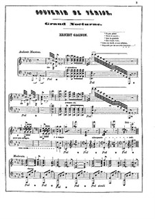 Souvenir de Venise: Souvenir de Venise by Ernest Gagnon