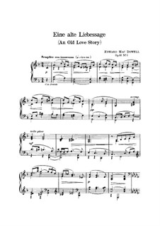 Fireside Tales, Op.61: No.1 An Old Love Story by Эдвард Макдоуэлл