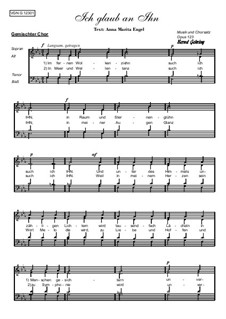Ich glaub an Ihn, Op.123: Ich glaub an Ihn by Bernd Gehring
