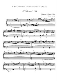 Premier livre d'orgue: No.8 Écho by Guillaume-Gabriel Nivers