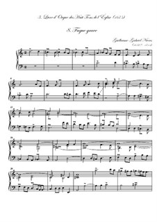 Troisième livre d'orgue: No.8 Fugue grave by Guillaume-Gabriel Nivers