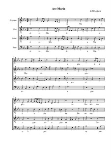Аве Мария: Аве Мария by Йоханнес Окегем