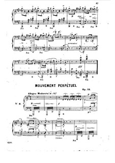 Этюд (Вечное движение), Op.18: Этюд (Вечное движение) by Жан-Анри Равина