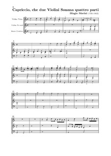 Каприччио для двух скрипок и бассо континуо, Op.8: Каприччио для двух скрипок и бассо континуо by Бьяджо Марини