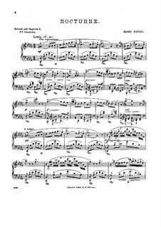 Ноктюрн, Op.13: Ноктюрн by Жан-Анри Равина