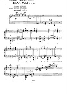 Фантазия для фортепиано, Op.51: Фантазия для фортепиано by Джузеппе Мартуччи