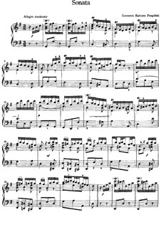 Соната соль мажор: Соната соль мажор by Джованни Баттиста Перголези