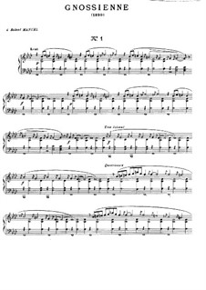 No.1: Для фортепиано by Эрик Сати
