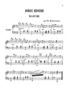 Douce Reverie: Для одного исполнителя by Тэкля Бондажевска-Барановска