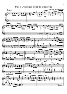 Сюита No.11 фа минор: Сюита No.11 фа минор by Иоганн Маттезон