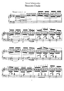 Шесть этюдов и прелюдий, Op.27: Этюд No.3 by Ксавьер Шарвенка