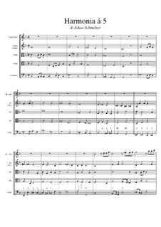 Harmonia á 5: Harmonia á 5 by Иоганн Генрих Шмельцер