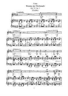 Шесть песен, Op.33: Сборник by Роберт Франц