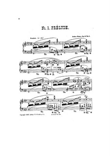 Пять пьес, Op.6: No.1-2 Прелюдия и Ноктюрн by Артур Фут