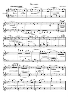 Весною: Для фортепиано by Samuil Moiseevich Maykapar