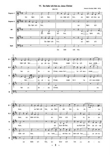 Geistliche Chormusik, Op.11: Nr.11 So fahr ich hin zu Jesu Christ, SWV 379 by Генрих Шютц