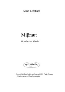 Missmut: Missmut by Alain Lefebure