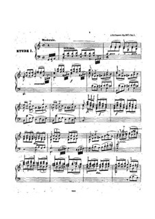 Двенадцать больших мелодических этюдов , Op.107: Сборник by Иоганн Батист Крамер